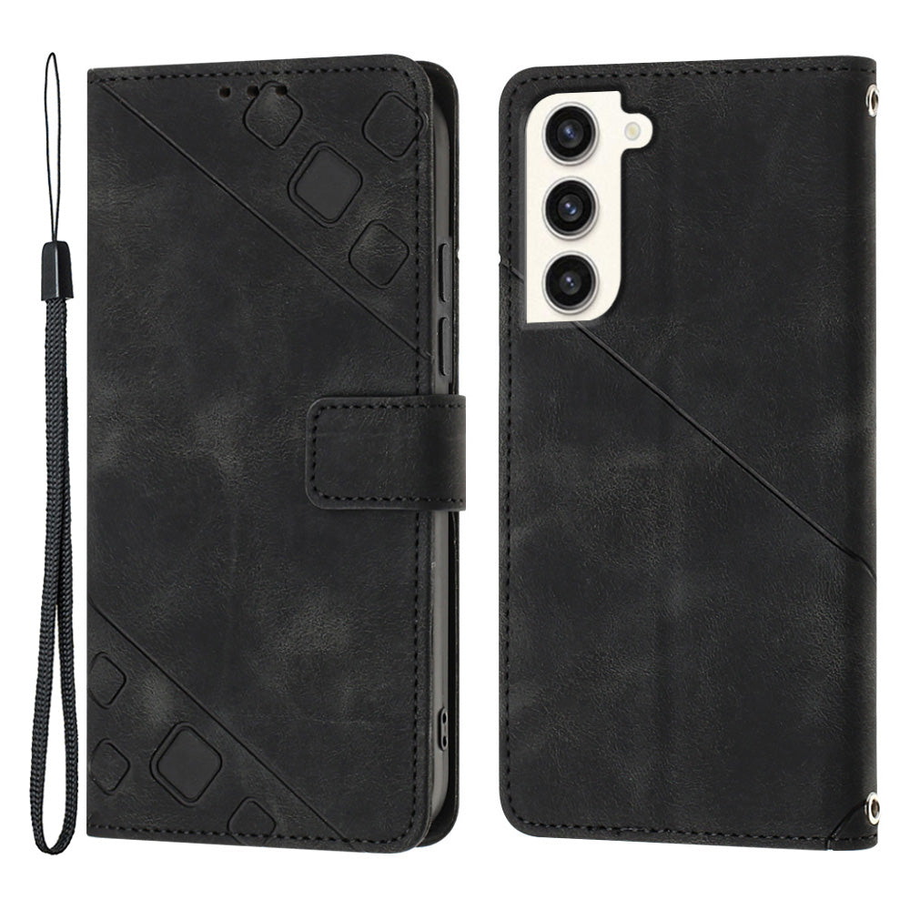 PT005 Skin-friendly Phone Case For Samsung Galaxy S23 YB Imprinting Series-6 Leather Stand Wallet Protective Phone Cover PT005 Skin-friendly Phone Case For Samsung Galaxy S23 YB Imprinting Series-6 Leather Stand Wallet Protective Phone Cover